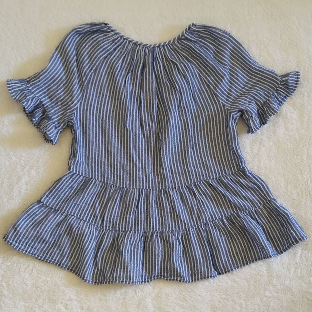 beachlunchlounge🏖️ Akia Ruffled Tiered Top - NWT - Picture 2 of 15
